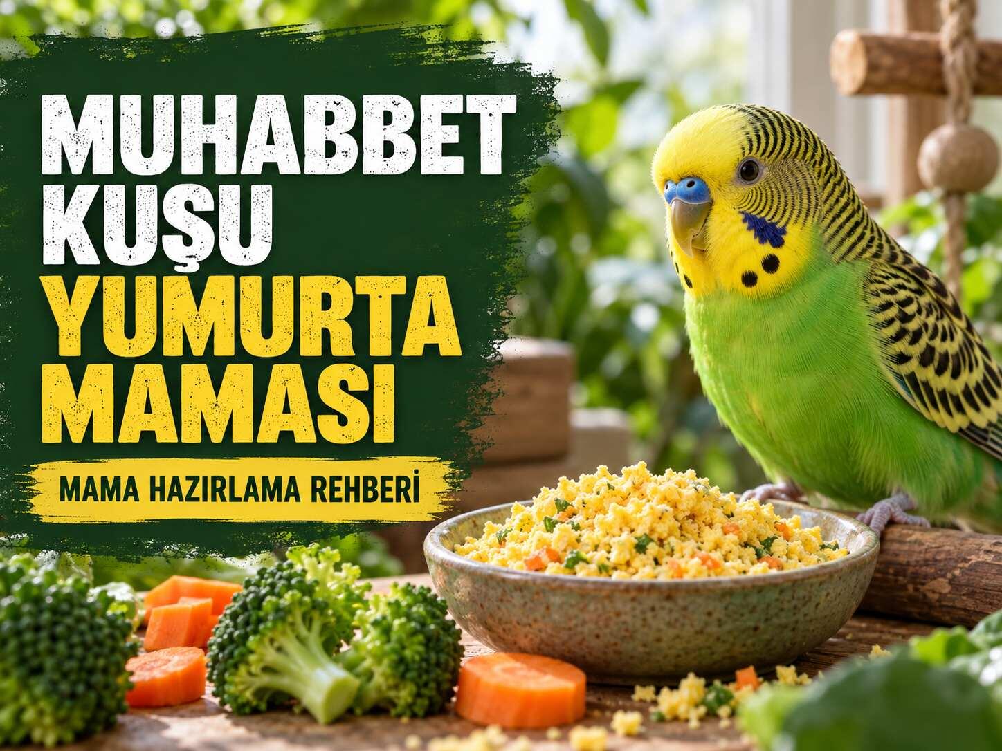 Muhabbet Kuşuna Hangi Yumurta Maması Verilir? Psittacus Soft Premium ile Uzman Tarifi