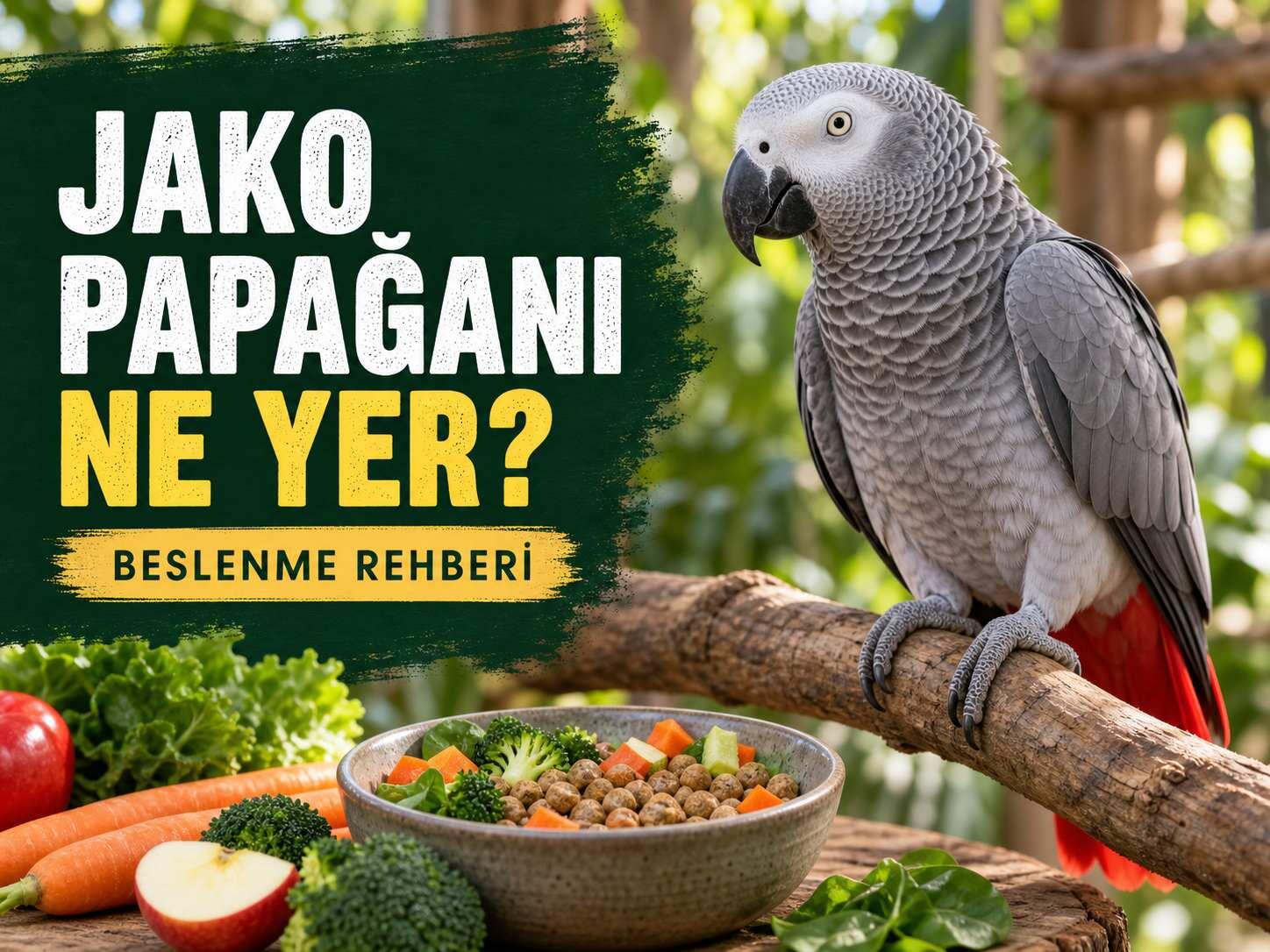 Jako Papağanı Ne Yer? Tekli ve Eşli Jakolar İçin Uzman Beslenme Rehberi