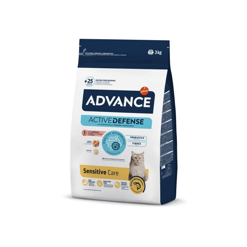 Advance Cat Adult Salmon Sensitive Kedi Maması 3 Kg - 1