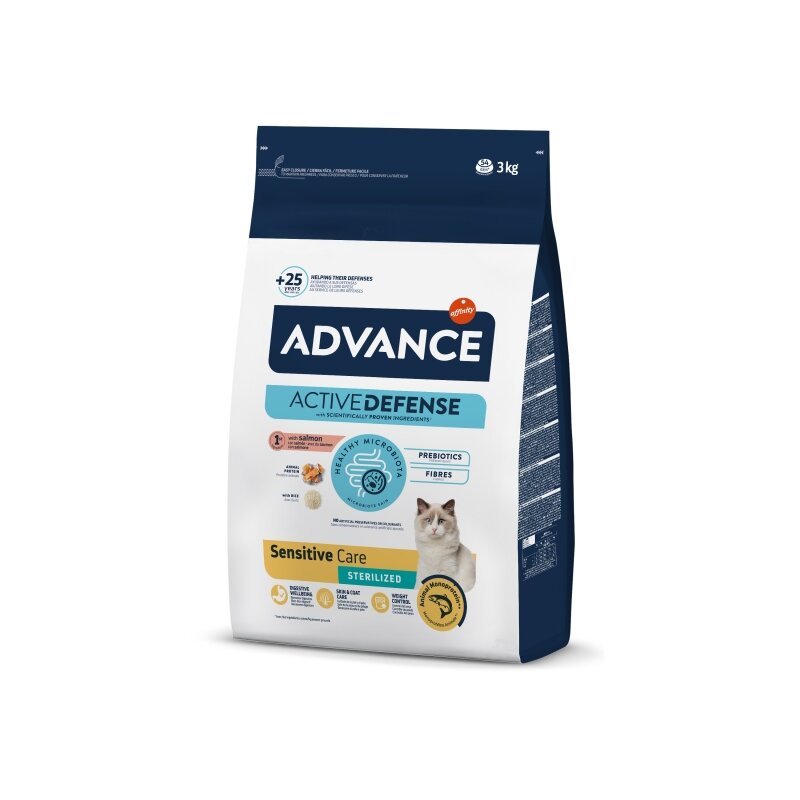 Advance Cat Sterilized Salmon Sensitive Kedi Maması 10 kg - 1
