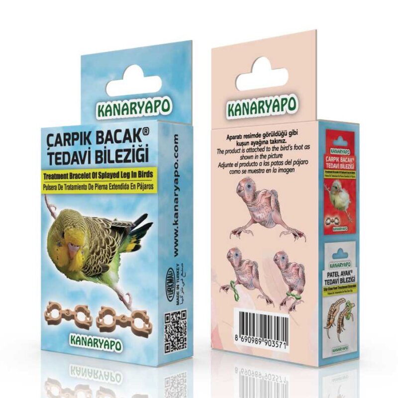 Çarpık Bacak Tedavi Bileziği Muhabbet Kuşu - 1