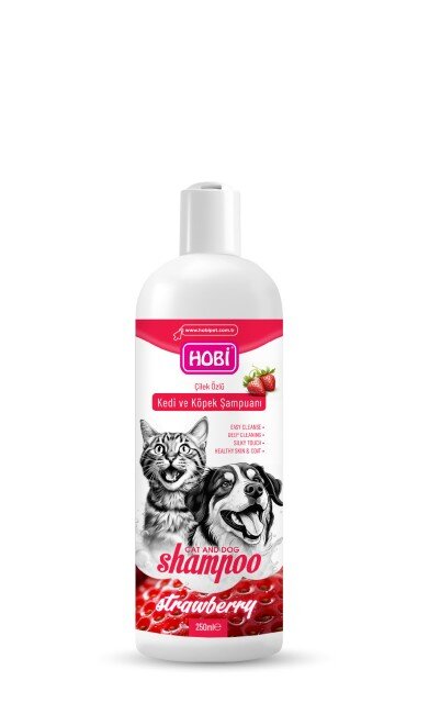 Çilek Özlü Kedi ve Köpek Şampuanı 250 Ml - 1