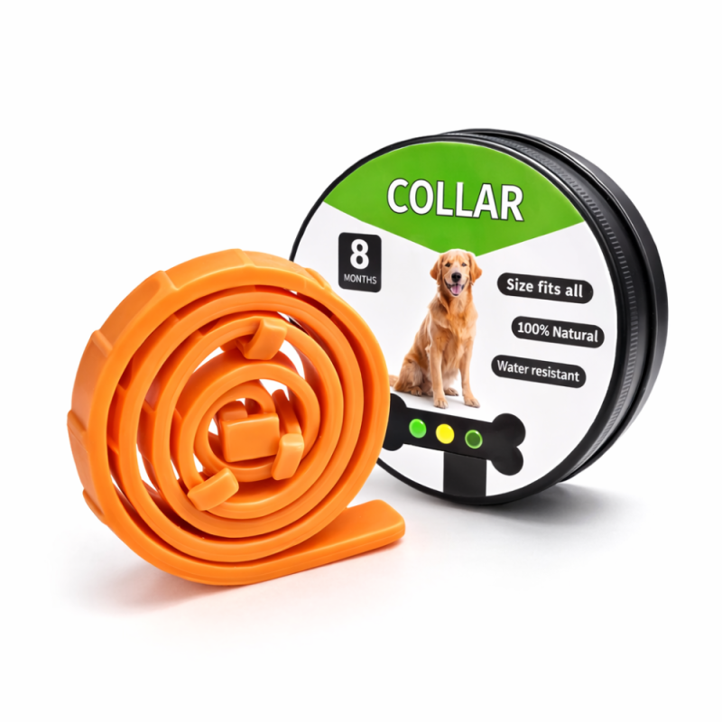 Collar Büyük Boy Pire Koruyucu Kedi ve Köpek Tasması Turuncu - 1