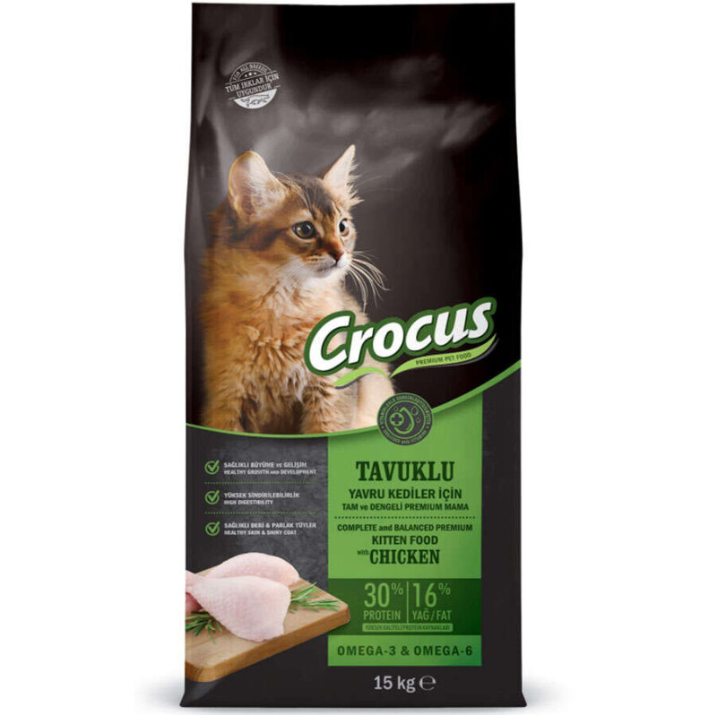 Crocus Tavuk Etli Yavru Kedi Maması 15 Kg - 1