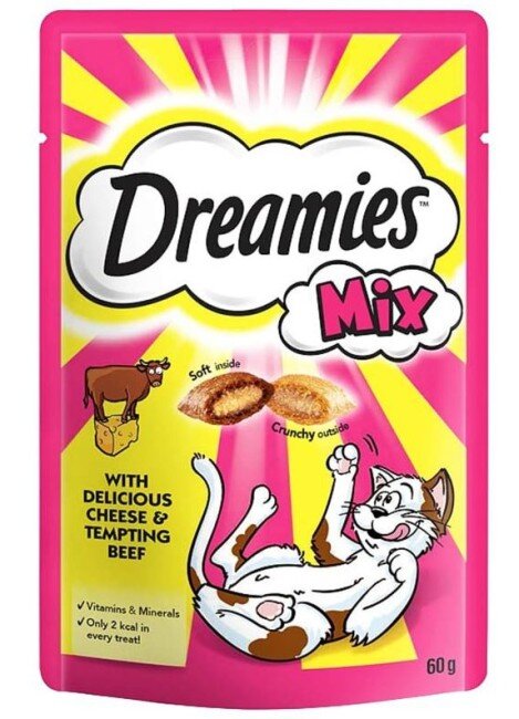 Dreamies Biftek Peynir Mix Kedi Ödülü 60 g - 1