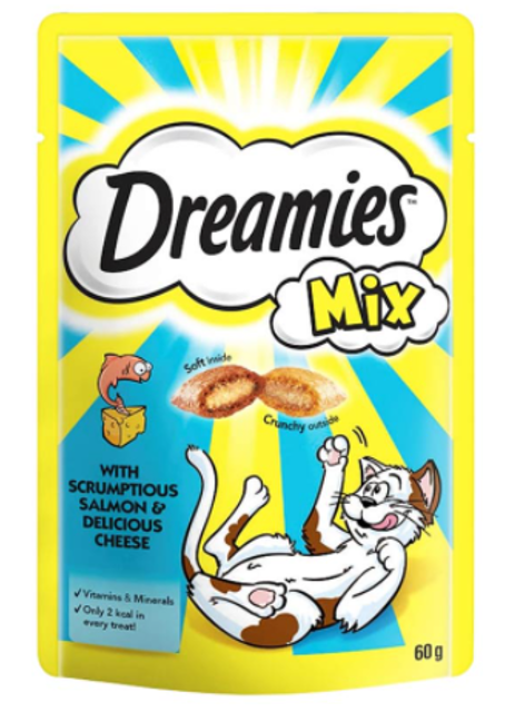 Dreamies Somon Peynir Mix Kedi Ödülü 60 g - 1