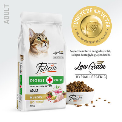 Felicia Yetişkin Tavuklu Az Tahıllı Hypoallergenic Kedi Maması 1 kg - 1
