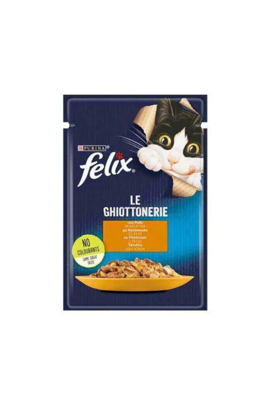 Felix Tavuk Etli Kedi Yaş Mama 85 Gr - 1