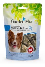 Garden Mix Balık Derisi Sargılı Kemik Köpek Ödülü 75 Gr - FaunaBird