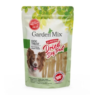 Garden Mix Kurutulmuş Kuzu Kelle Derisi Köpek Ödülü 100 Gr - 1