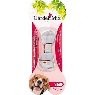 Garden Mix Kuzulu Düğümlü Kemik Köpek Ödülü S - 1