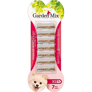 Garden Mix Kuzulu Kemik Köpek Ödülü 7'li XS 6.3 Cm - 1