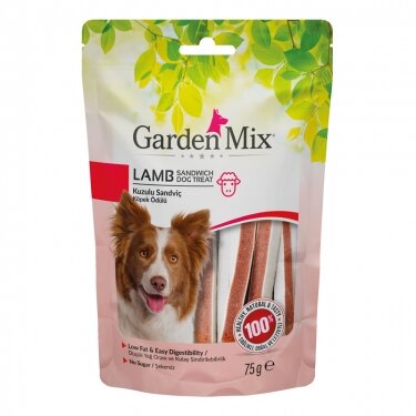 Garden Mix Kuzulu Sandviç Köpek Ödülü 75 Gr - Garden Mix