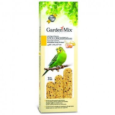 Garden Mix Platin Kuş Krakeri 3'lü Muzlu Yumurtalı - 1