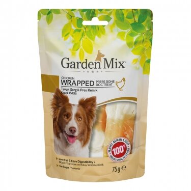 Garden Mix Sargılı Pres Kemik Köpek Ödülü 75 Gr - Garden Mix