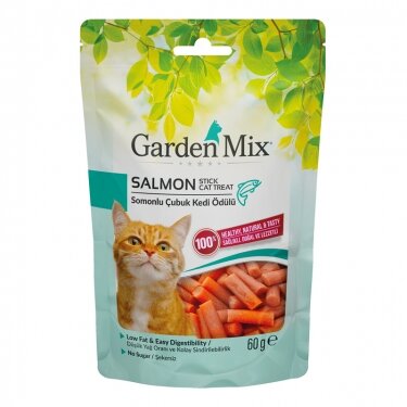 Garden Mix Somonlu Stick Kedi Ödülü 60 Gr - 1