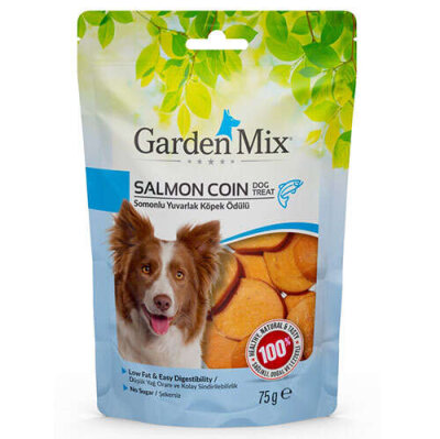 Garden Mix Somonlu Yuvarlak Köpek Ödülü 75 Gr - Gardenmix