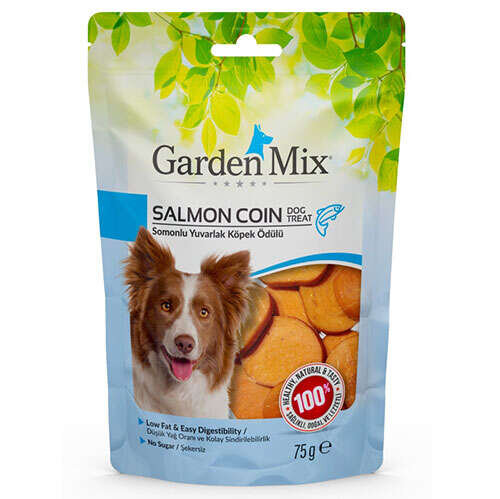 Garden Mix Somonlu Yuvarlak Köpek Ödülü 75 Gr - 1