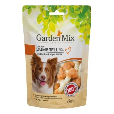 Garden Mix Tavuklu Kemik Köpek Ödülü 75 Gr - Garden Mix