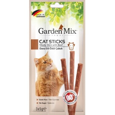 Garden Mix Dana Etli Kedi Stick Ödülü 3 x 5 Gr - 1