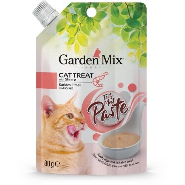 Garden Mix Tavuk ve Karides Ezmeli Kedi Ödülü 80 Gr - 1