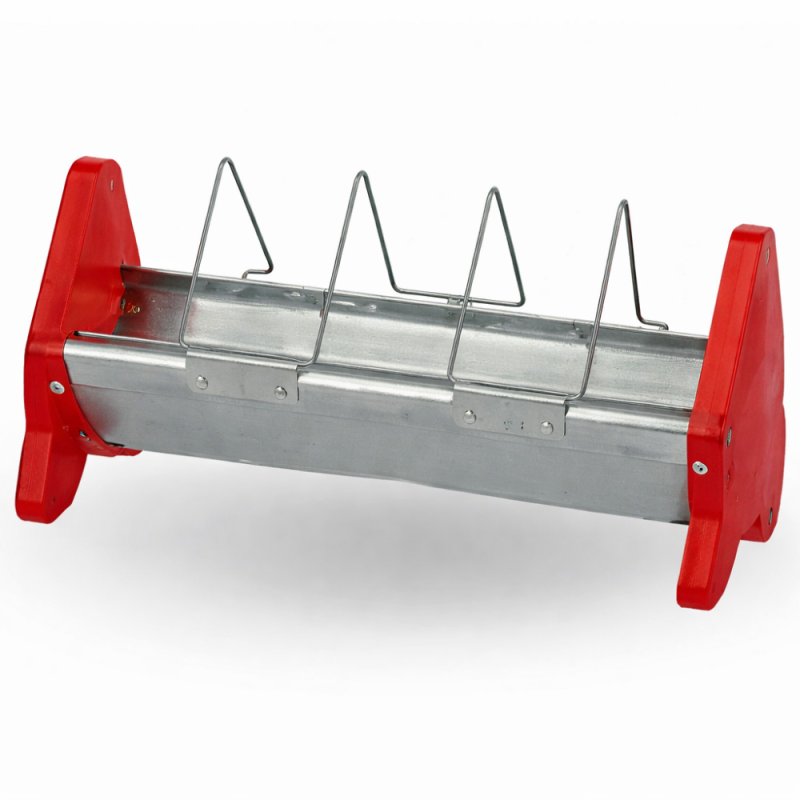 Güvercin Metal Yemlik 25 Cm Kırmızı - 1