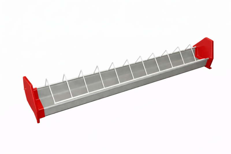 Güvercin Yemlik Plastik 25 Cm Kırmızı - 1