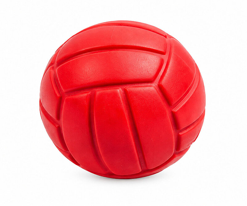 Hentbol Şekilli Sesli Top Kırmızı 1451 - 1