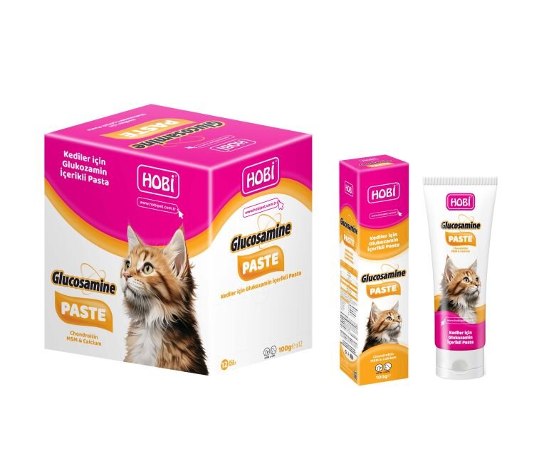 Hobi Glucosamine Paste Kediler İçin Glukozamin Pastası 100 Gr - 1