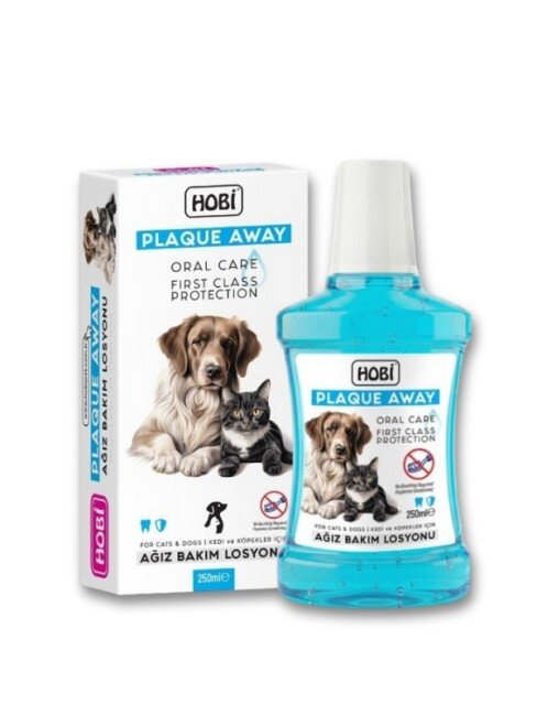 Hobi Plaque Away Kedi ve Köpekler İçin Ağız Bakım Solüsyonu 250 Ml - 1