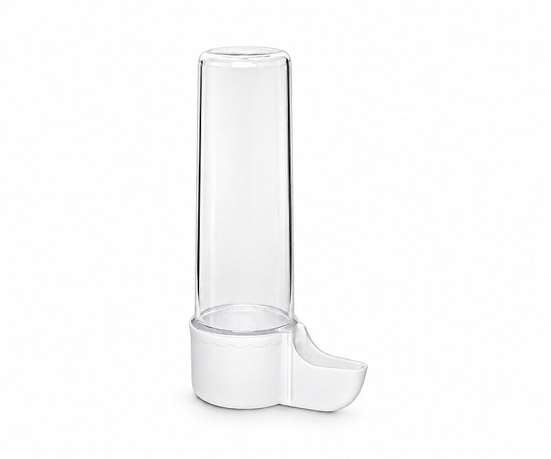 Kanarya Suluk Şeffaf Tüp Alt 100 mL Beyaz - 1