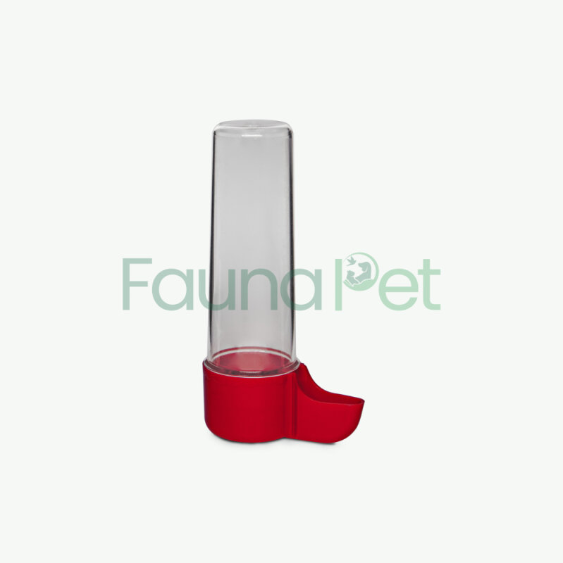 Kanarya Suluk Şeffaf Tüp Alt 100 Ml Kırmızı - 1