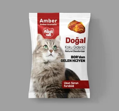 Kedi Doğal Koku Giderici Toz Amber - 1
