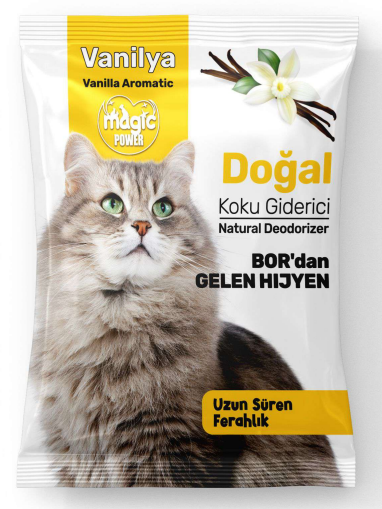 Kedi Doğal Koku Giderici Toz Vanilya - 1