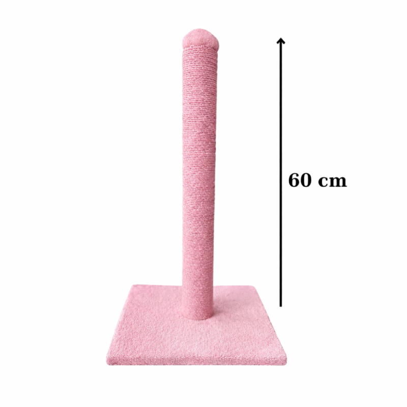 Kedi Tırmalama Tahtası 60 Cm Pembe - 1