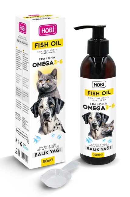 Kedi ve Köpekler İçin Balık Yağı 200 Ml - 1