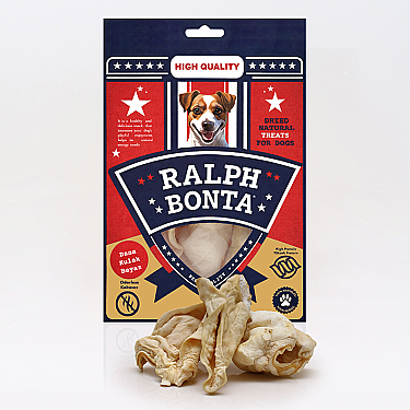 Kurutulmuş Dana Kulak Köpek Ödülü 100 Gr Beyaz - 1