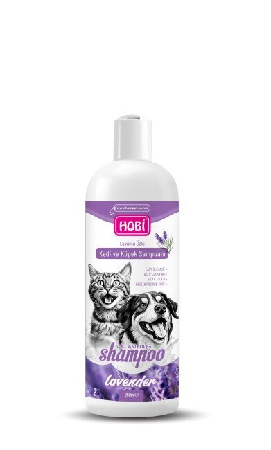 Lavanta Kokulu Kedi ve Köpek Şampuanı 250 Ml - 1
