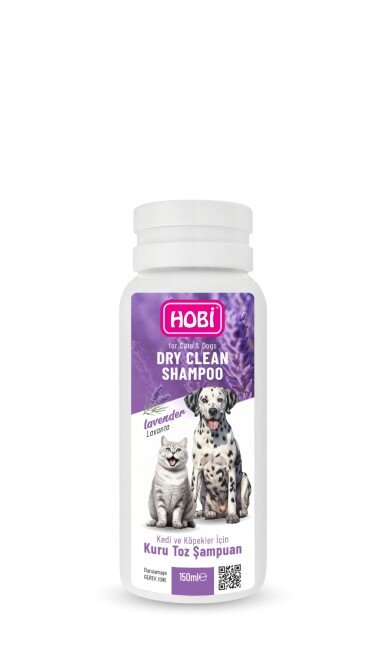Lavanta Kokulu Kedi ve Köpekler İçin Kuru Toz Şampuan 150 Ml - 1