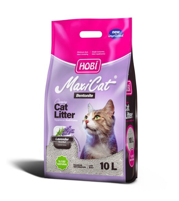 Maxicat Lavanta Kokulu Bentonit Kedi Kumu 10 Lt - 1