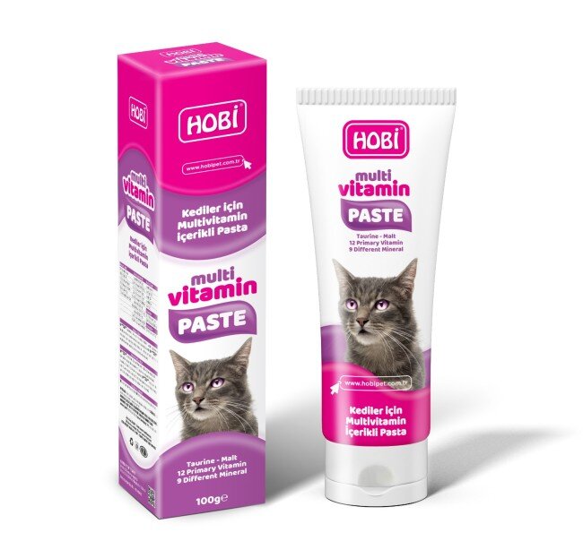 Multivitamin Paste Kediler İçin Multivitamin İçerikli Pasta 100 Gr - 1