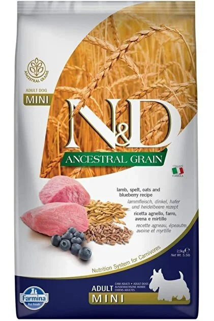 N&D Ancestral Grain Kuzu Yaban Mersinli Adult Kedi Maması 1,5 Kg - 1
