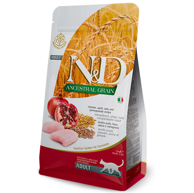 N&D Prime Tavuk Nar Adult Kedi Maması 1,5 Kg - 1