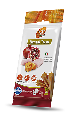 N & D TREAT ND PUMPKIN DOG CHICK POMEG ADULT MED / MAX - N & D
