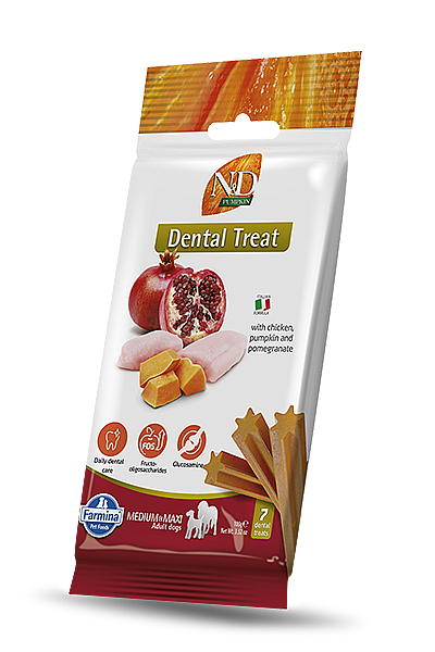 N & D TREAT ND PUMPKIN DOG CHICK POMEG ADULT MED / MAX - 1