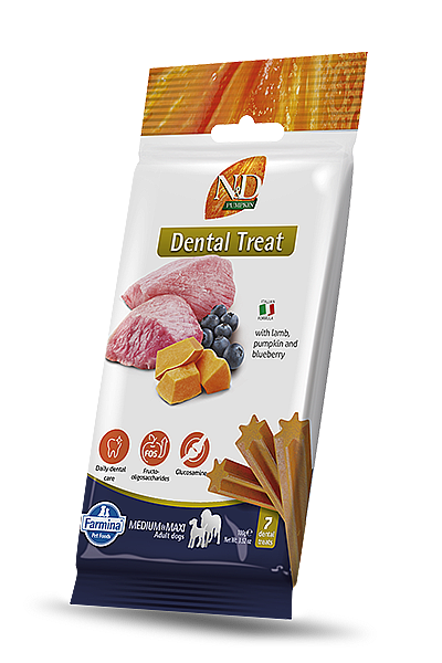 N & D TREAT ND PUMPKIN DOG LAMB BLUEB ADULT MINI - 1