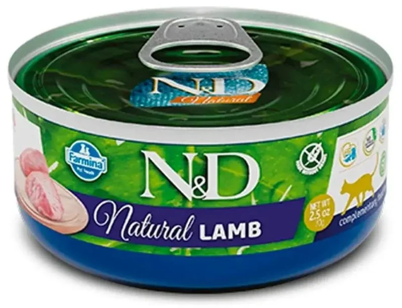 N&D Natural Lamb Kedi Yaş Maması 70 g - 1