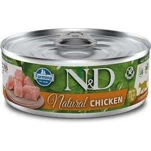 N&D Natural Tavuk Kedi Yaş Maması 70 g - 1