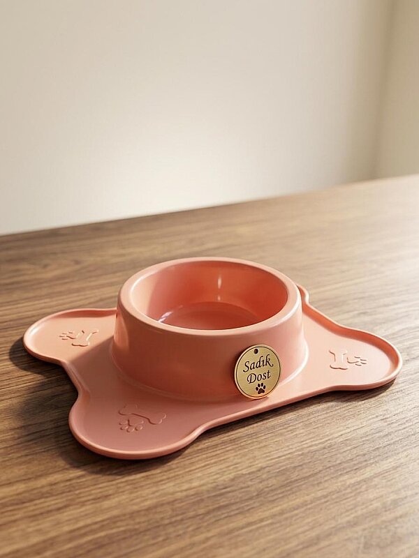 Pati Desenli Mama Ve Su Kabı Pudra Pembe - 1