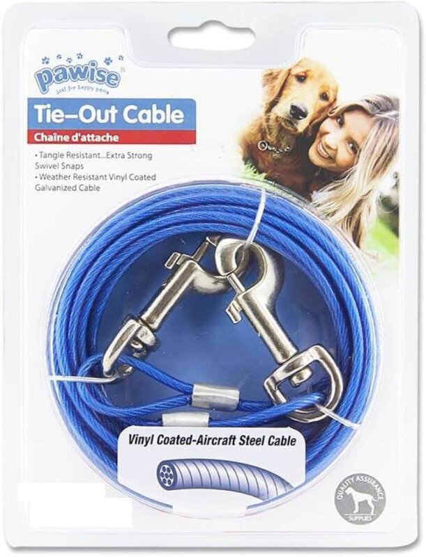 Pawise Köpek Bahçe Halatı 20 Ft 120 Lbs Kırmızı - 1